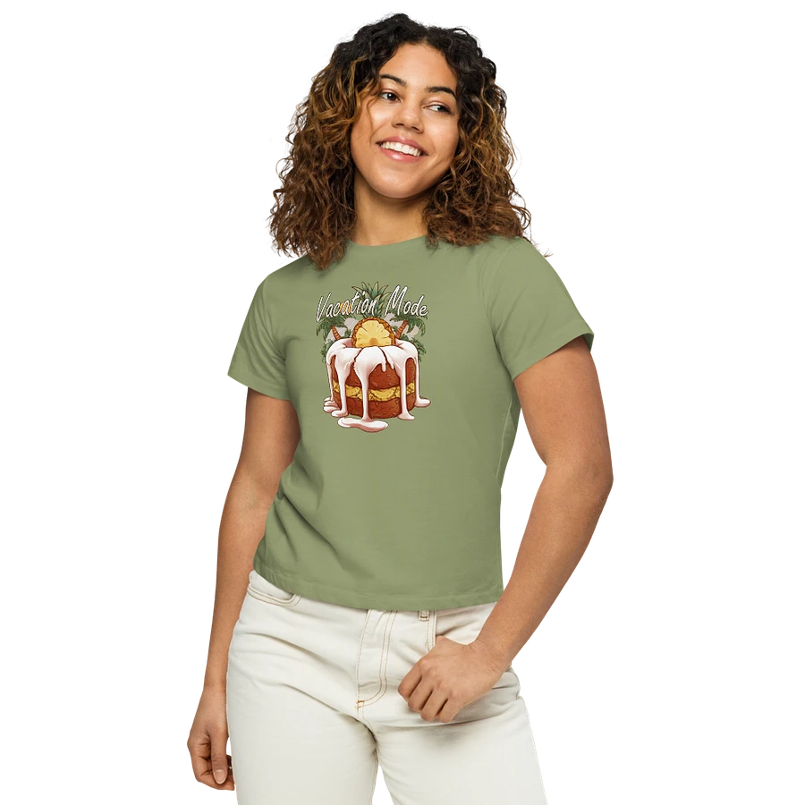 Vacation Mode Pineapple Life High wasted  Women's T-shirt product image (50)