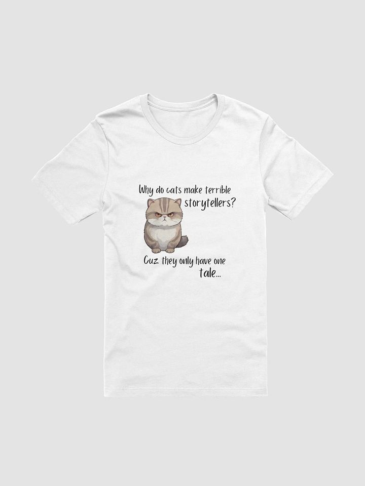 Storyteller Cat Tee - White product image (1)