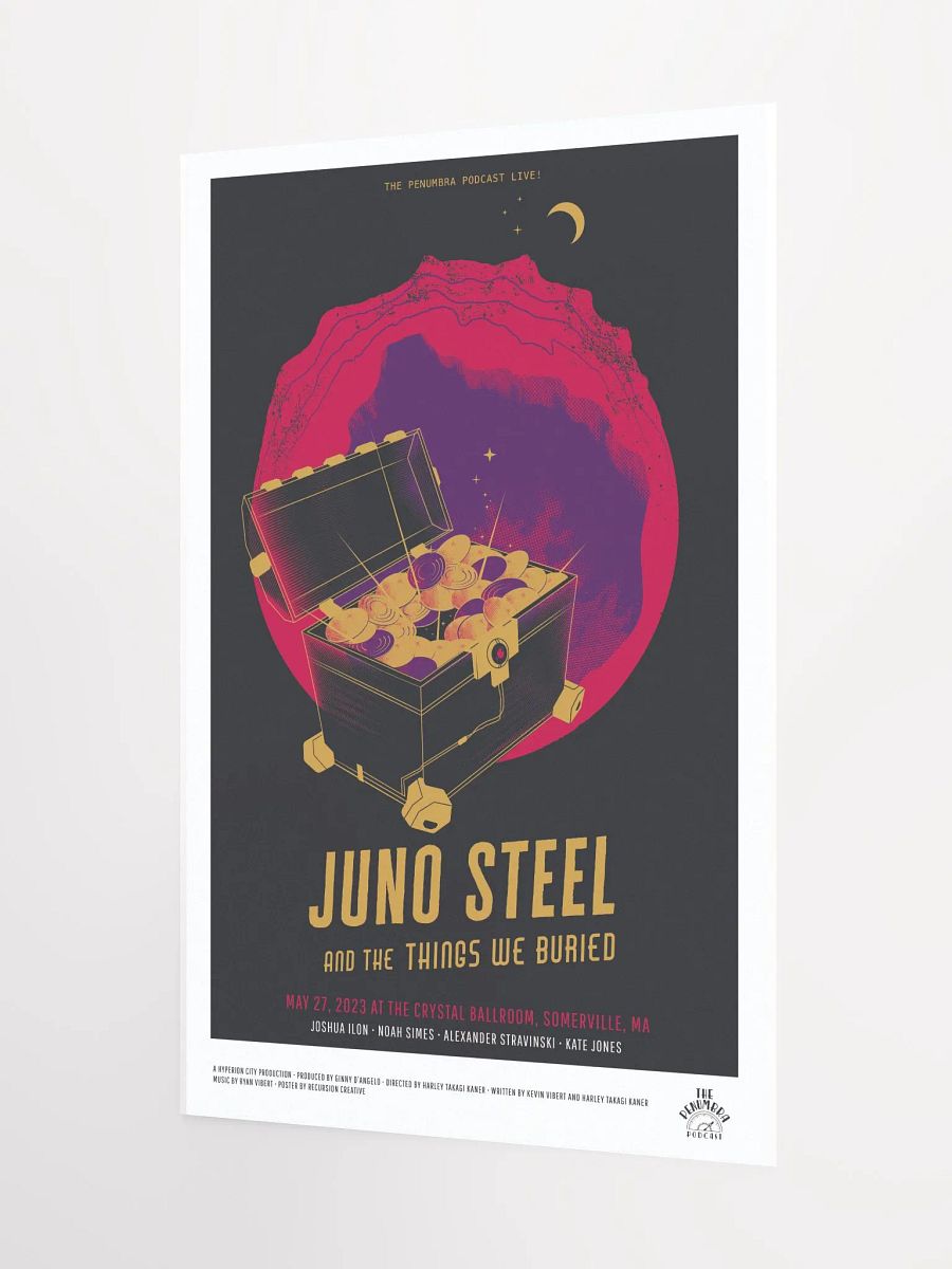 Juno Steel and the Things We Buried LIVE Show Poster product image (3)