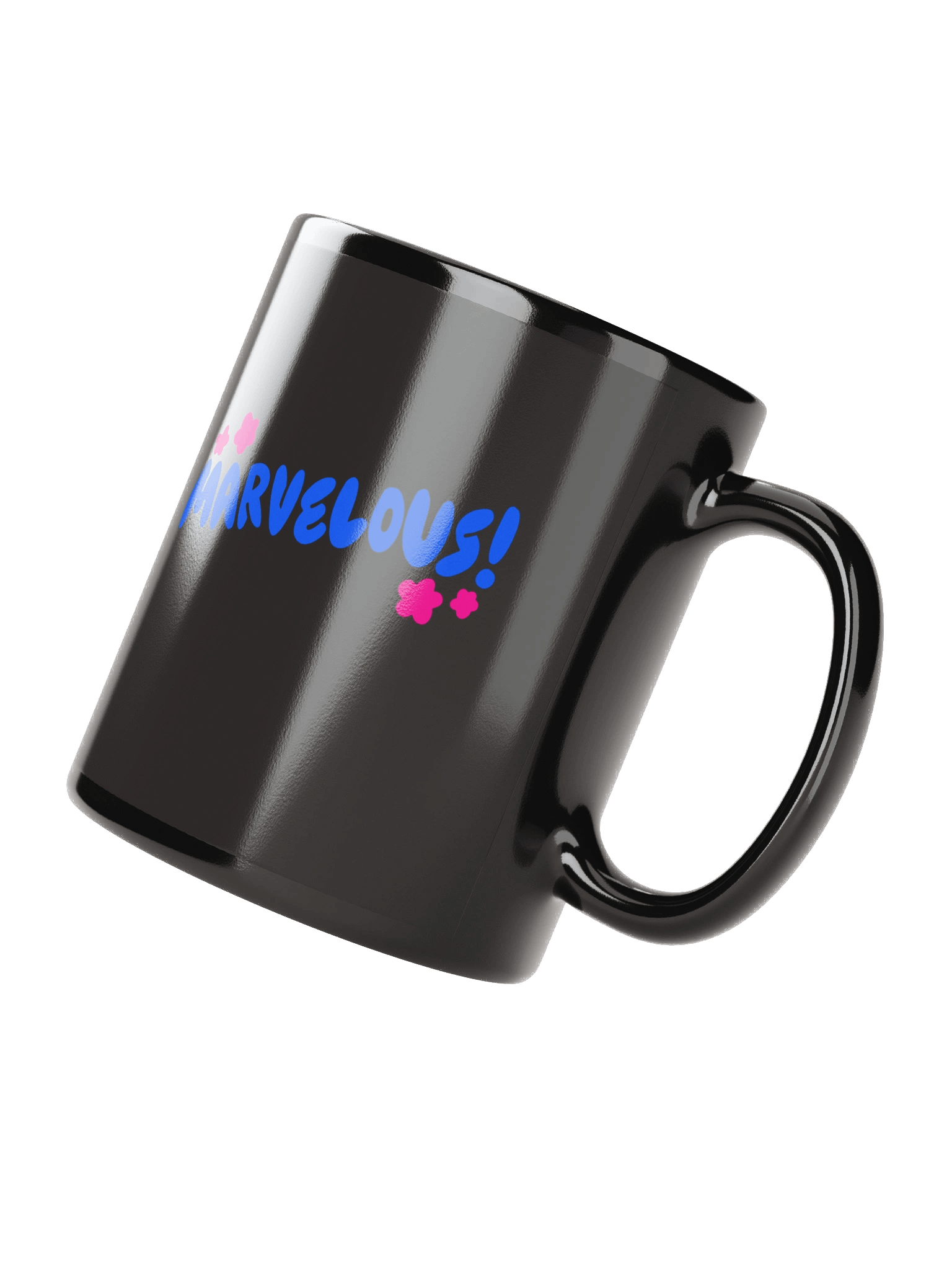 Marvelous! Text Printed Black Coffee Mug product image (3)