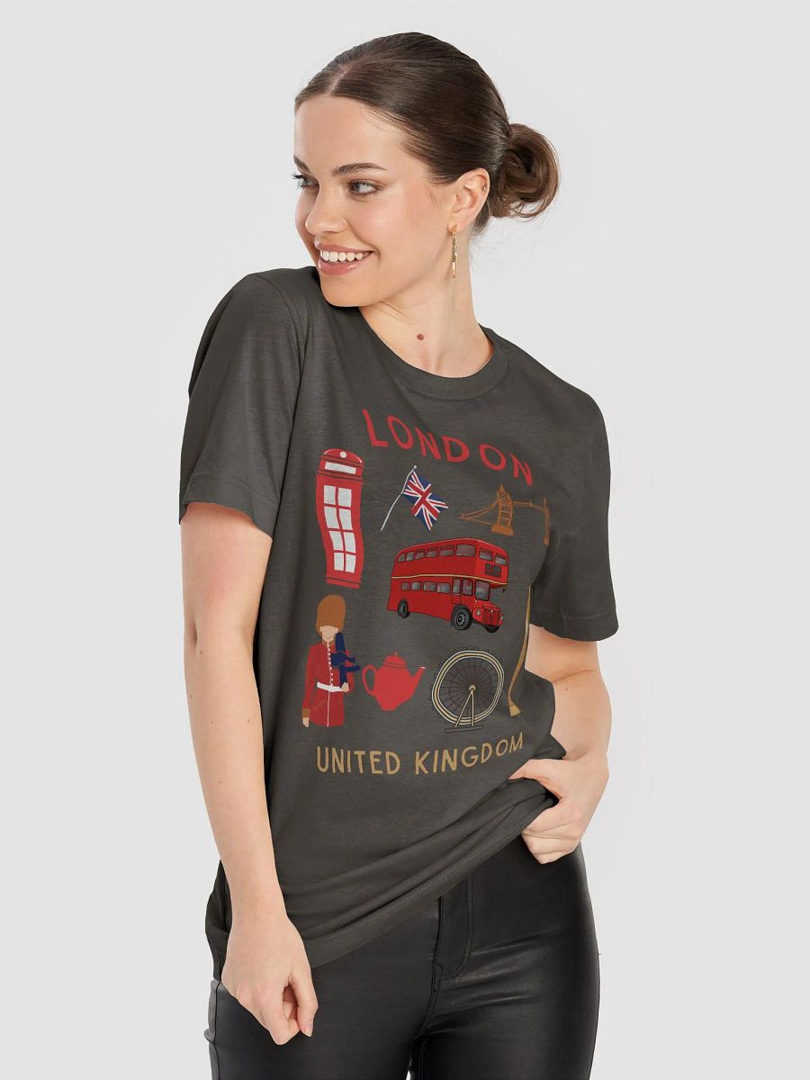 Stylish London's Iconic Landmarks Traveler T Shirts product image (8)