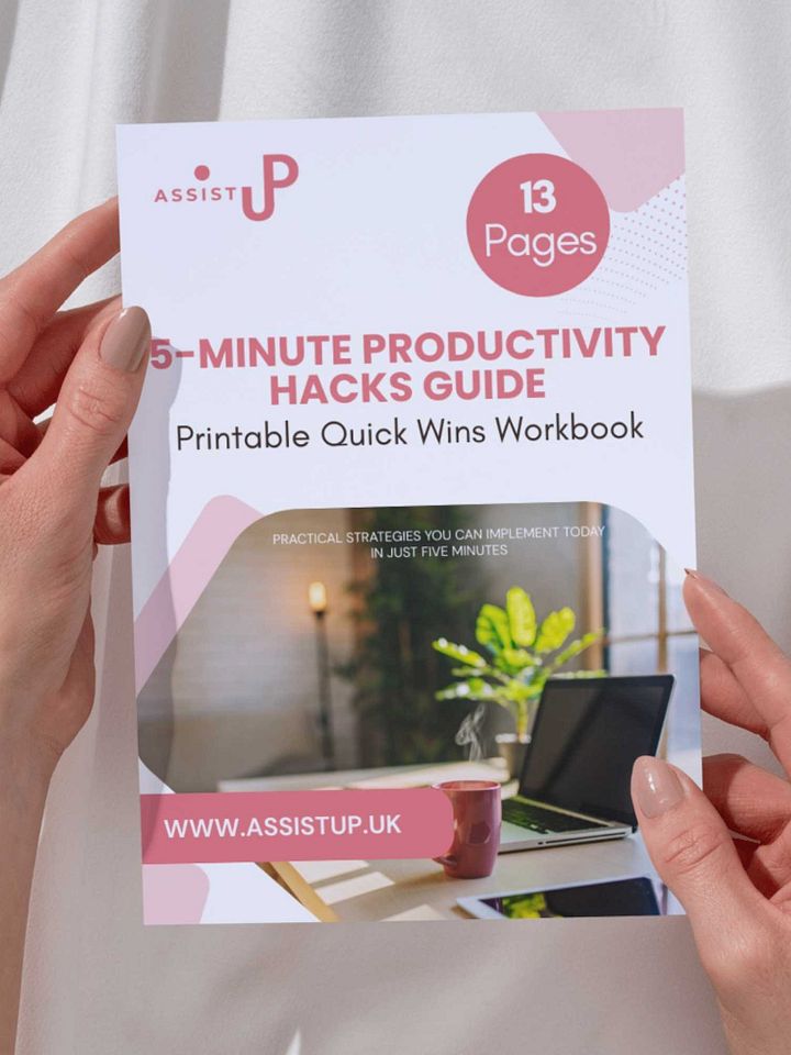 5-Minute Productivity Hacks Workbook product image (1)
