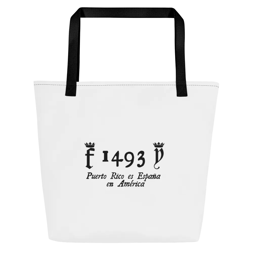 Bolso casual de mano - 1493 Puerto Rico es España en América product image (1)