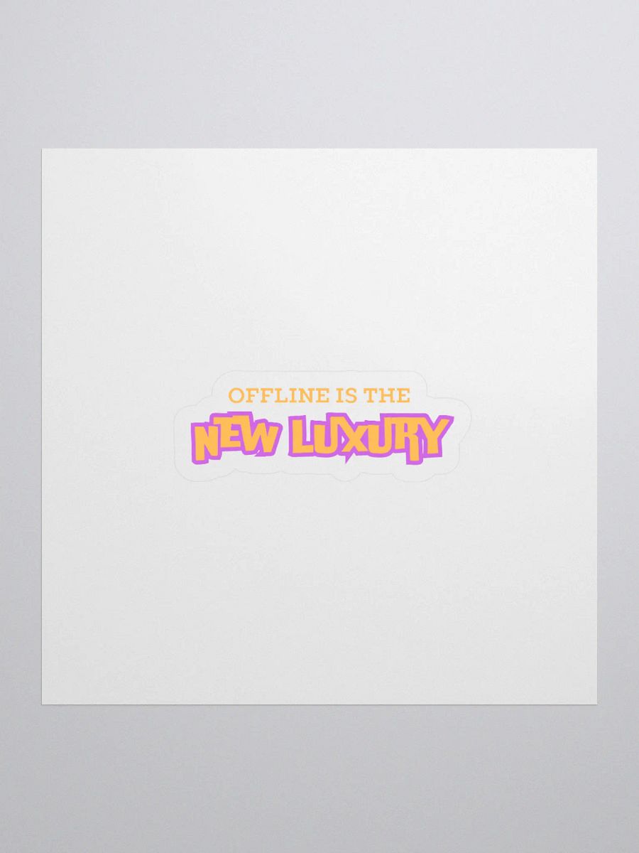 Offline Luxury Kiss Cut Stickers product image (1)