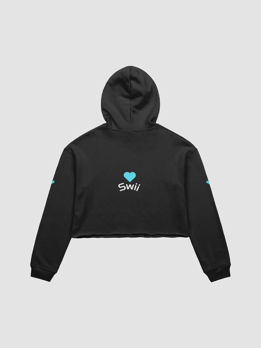 Bunny Swii Cropped Hoodie Blue product image (2)