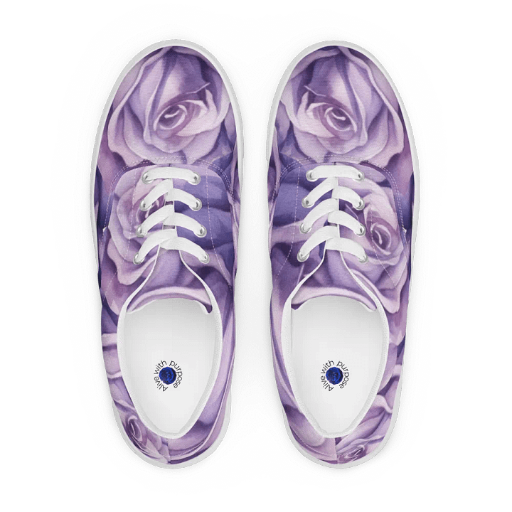 Purple Rose Dreams Lace-Up Shoes product image (2)