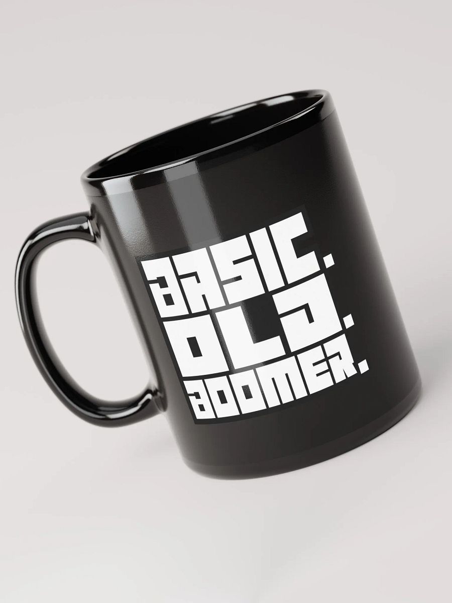 BASIC OLD BOOMER BLACK MUG product image (6)
