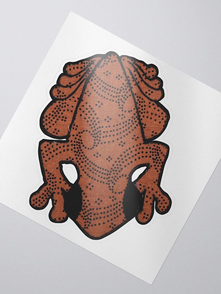 Big Frog Sticker in Chocolate product image (2)