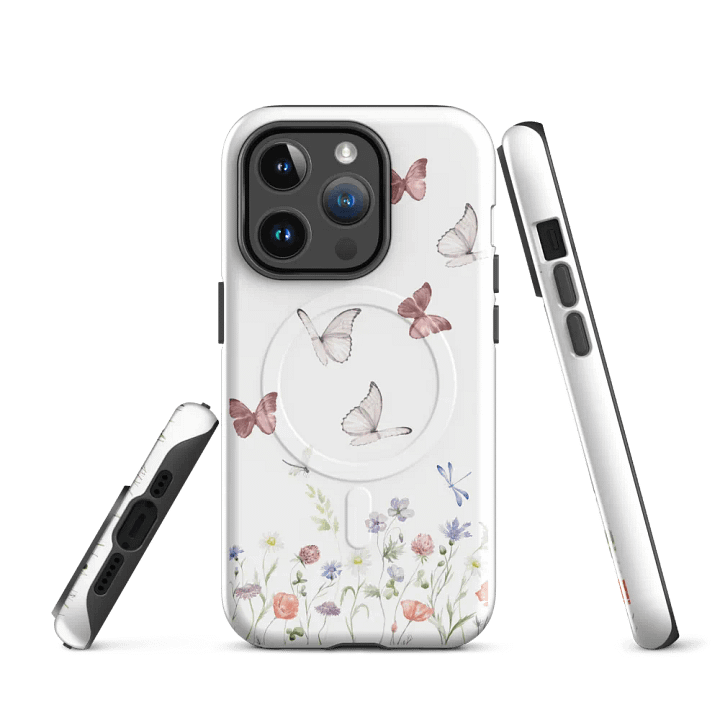 Fluttering Blooms iPhone® Tough Case product image (2)