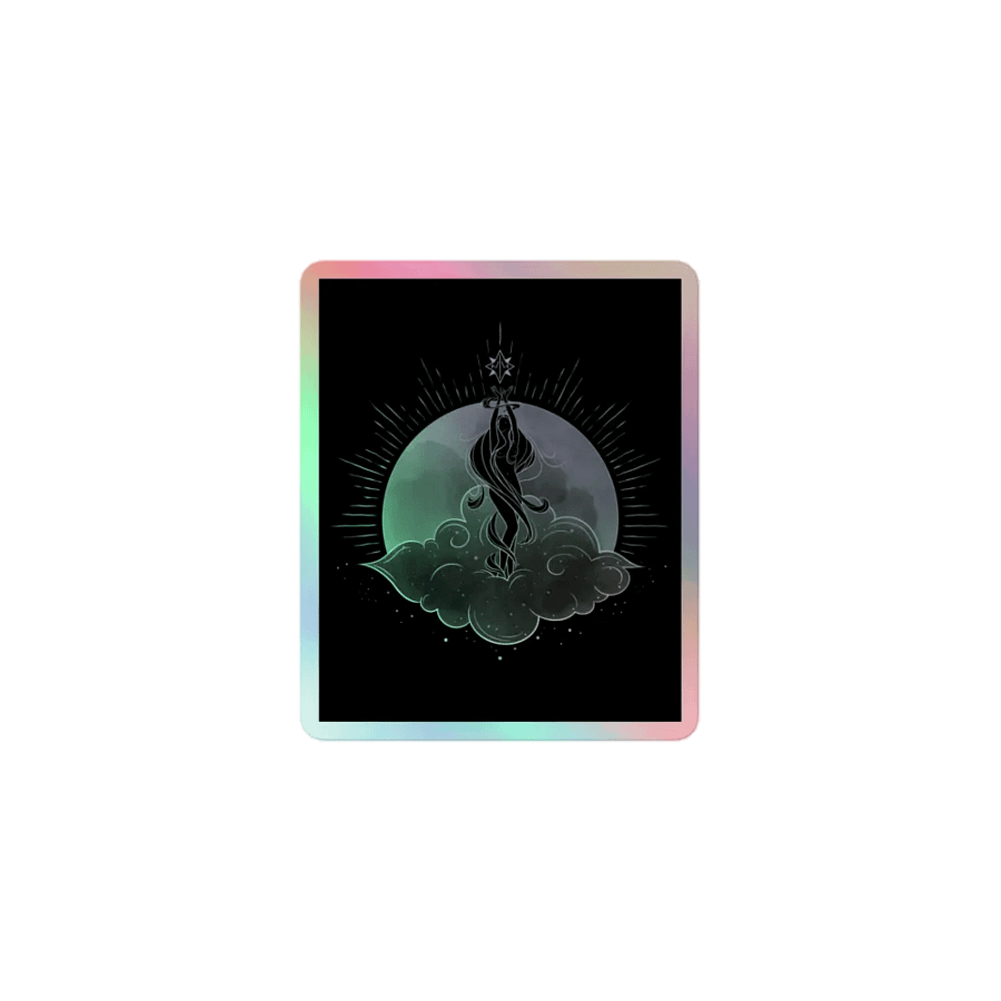𝖆𝖗𝖎𝖆 holographic sticker product image (1)