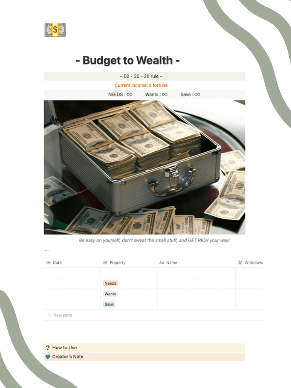 Super Simple 50-30-20 Budget: Your Stress-Free Money Tracker! product image (3)