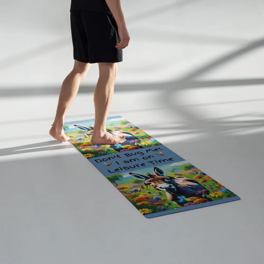 Donkey Don't Bug me Yoga Mat product image (8)