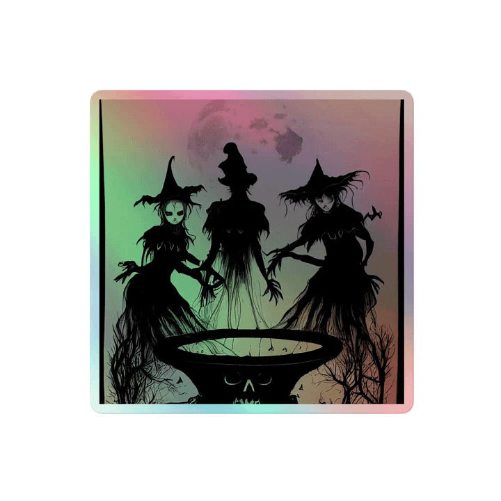Mystical Witches Holographic Sticker Sheet product image (2)