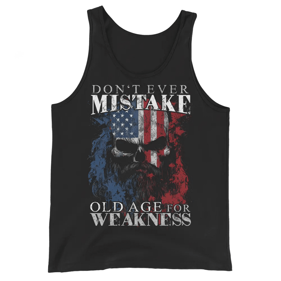 Don't Mistake Old Age for Weakness Tank Top product image (1)