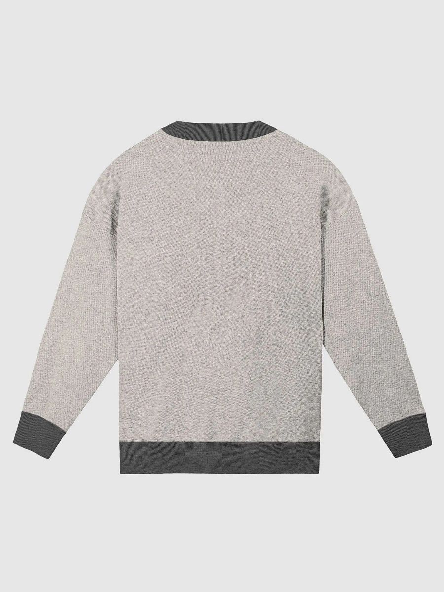 Floral Pekingese Knitted Crewneck Sweater Relaxed Fit product image (7)