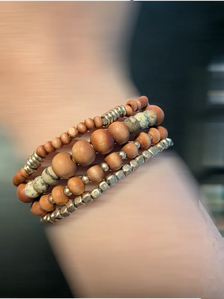 Brown 4 Bracelet Stack product image (2)