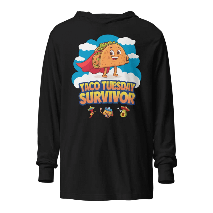 Taco Tuesday Superhero Hoodie Tee Bella+Canvas (Unisex) product image (1)