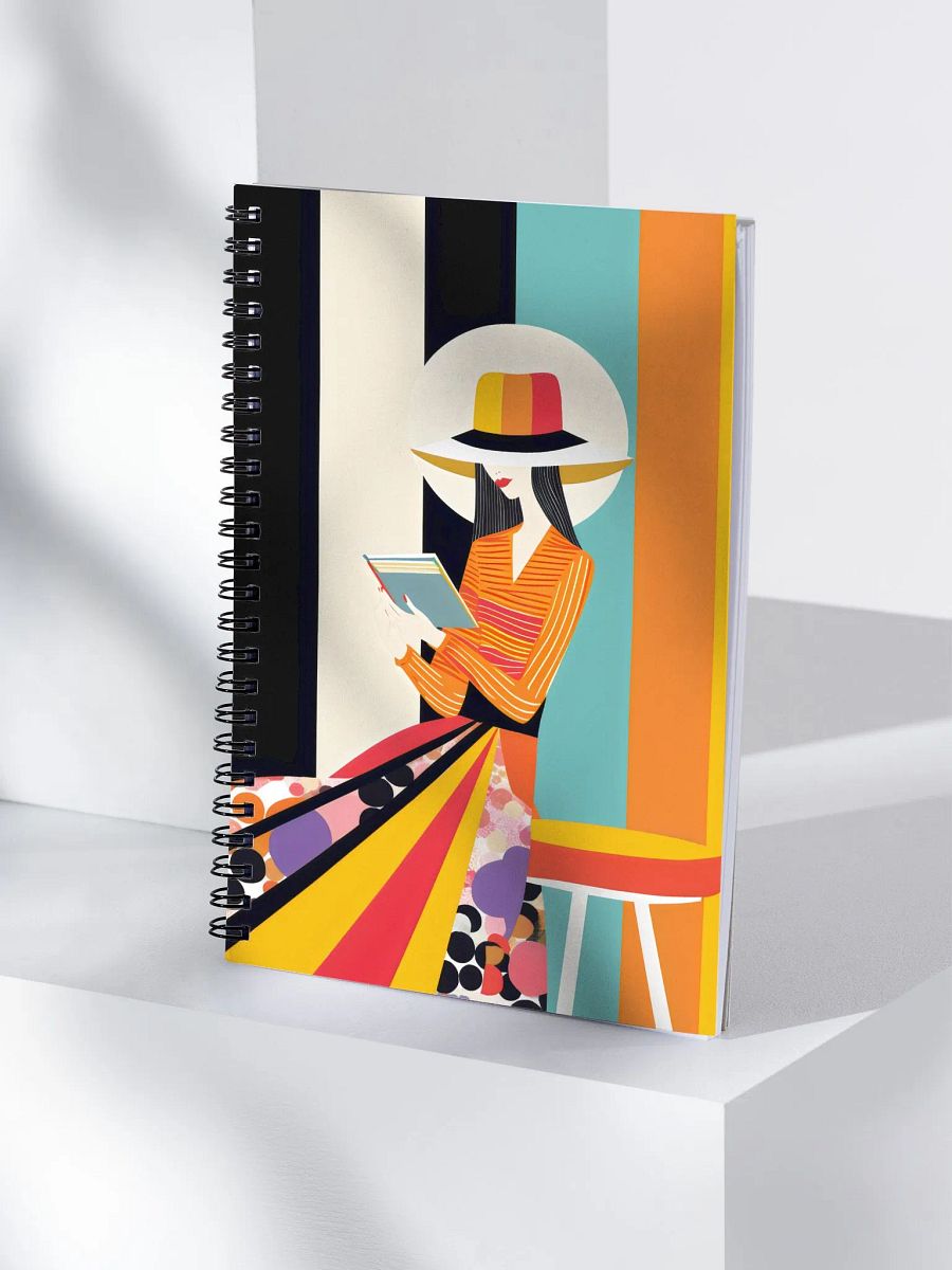 Fashionable Reader Spiral Notebook product image (4)
