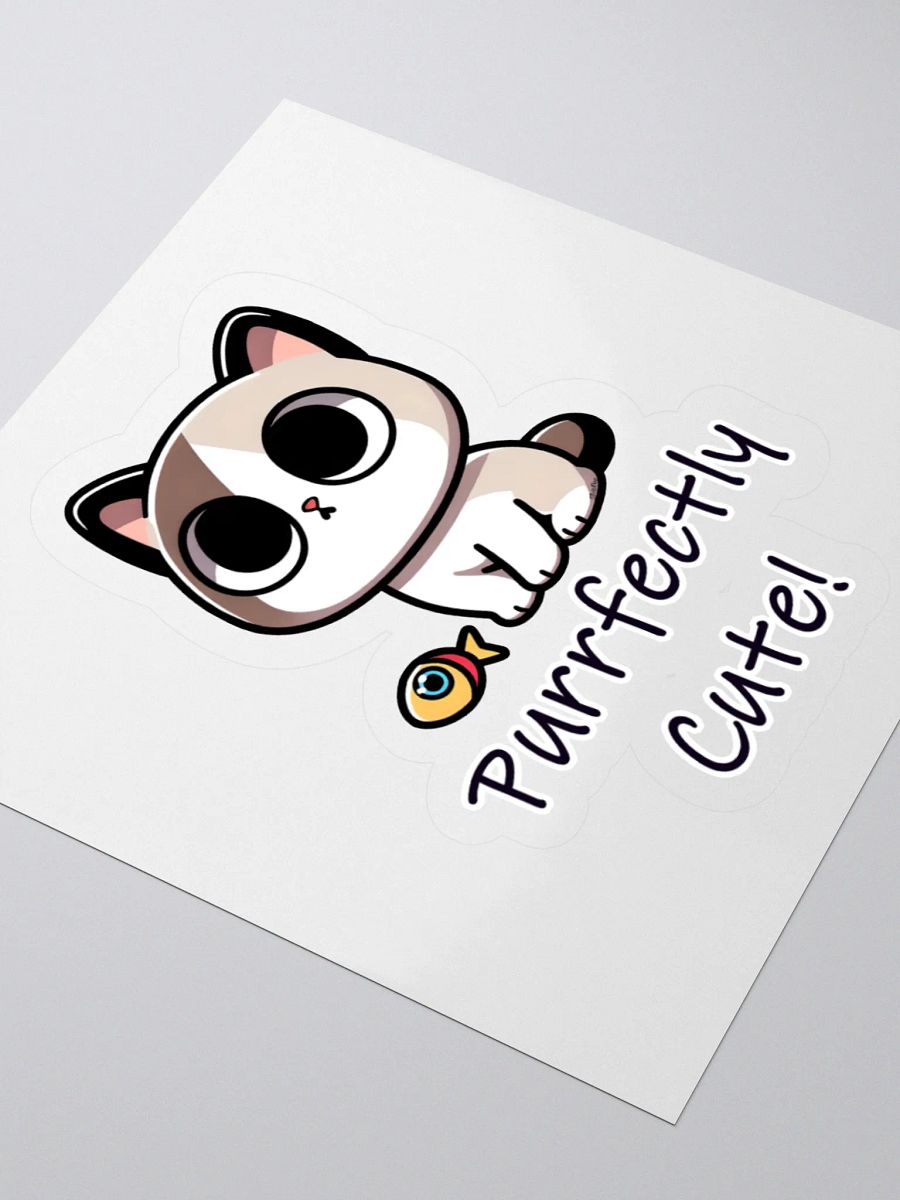 Purrfectly Cute Cat Sticker product image (9)