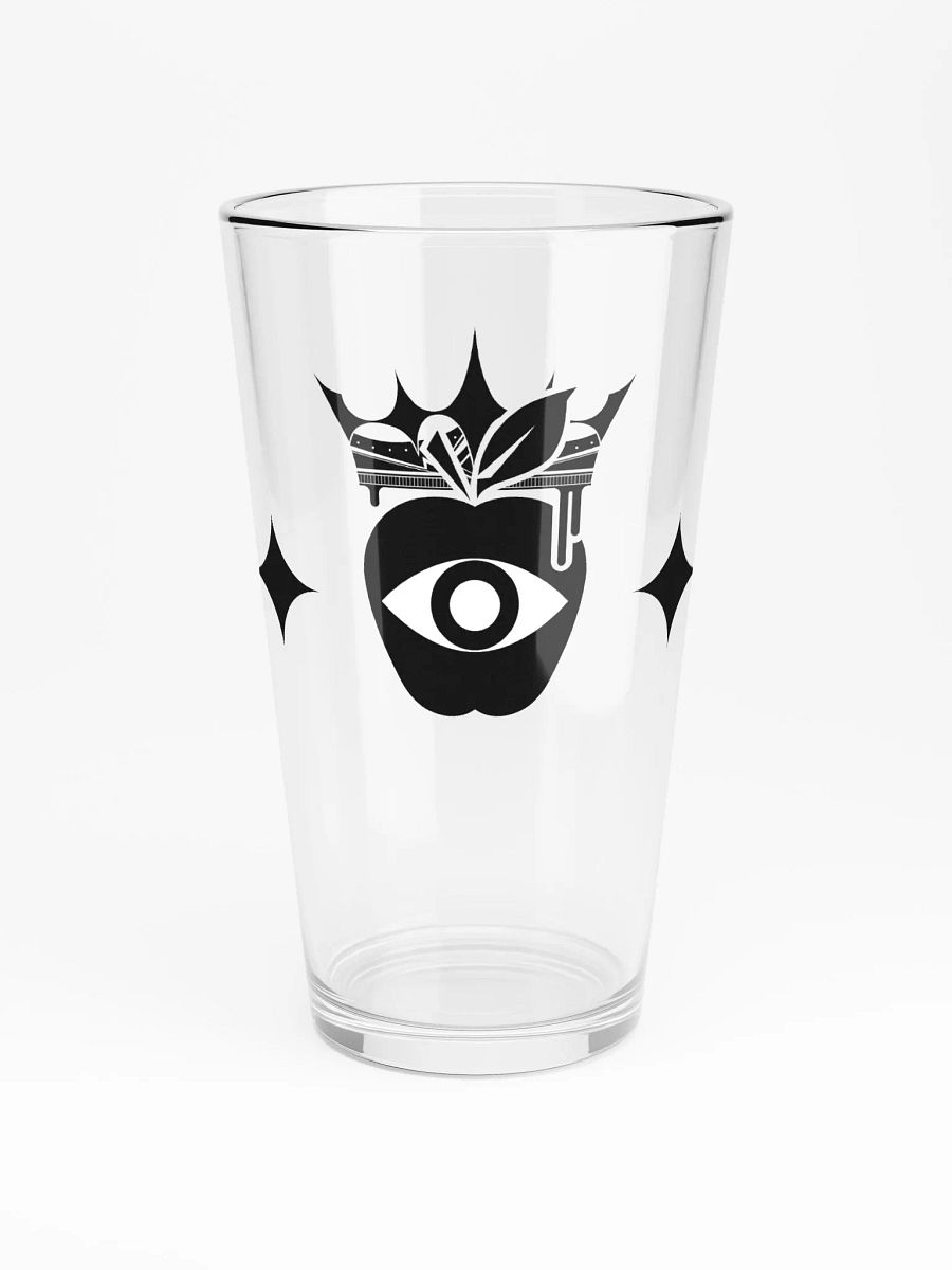 Crowned Apple (Black) ✦ Shaker Pint Glass product image (3)
