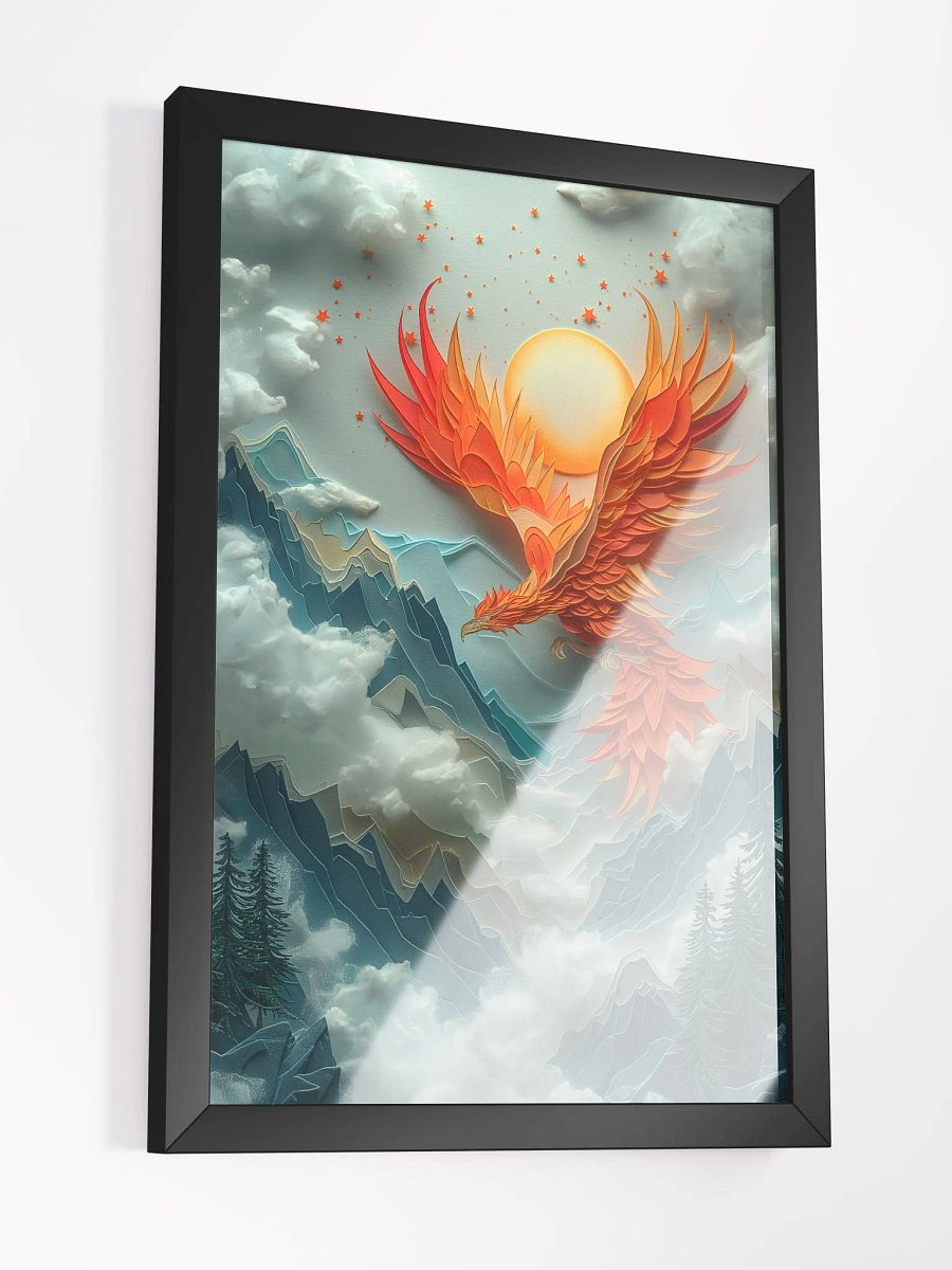Fiery Awakening - Framed Posters for Elegant Interiors product image (3)