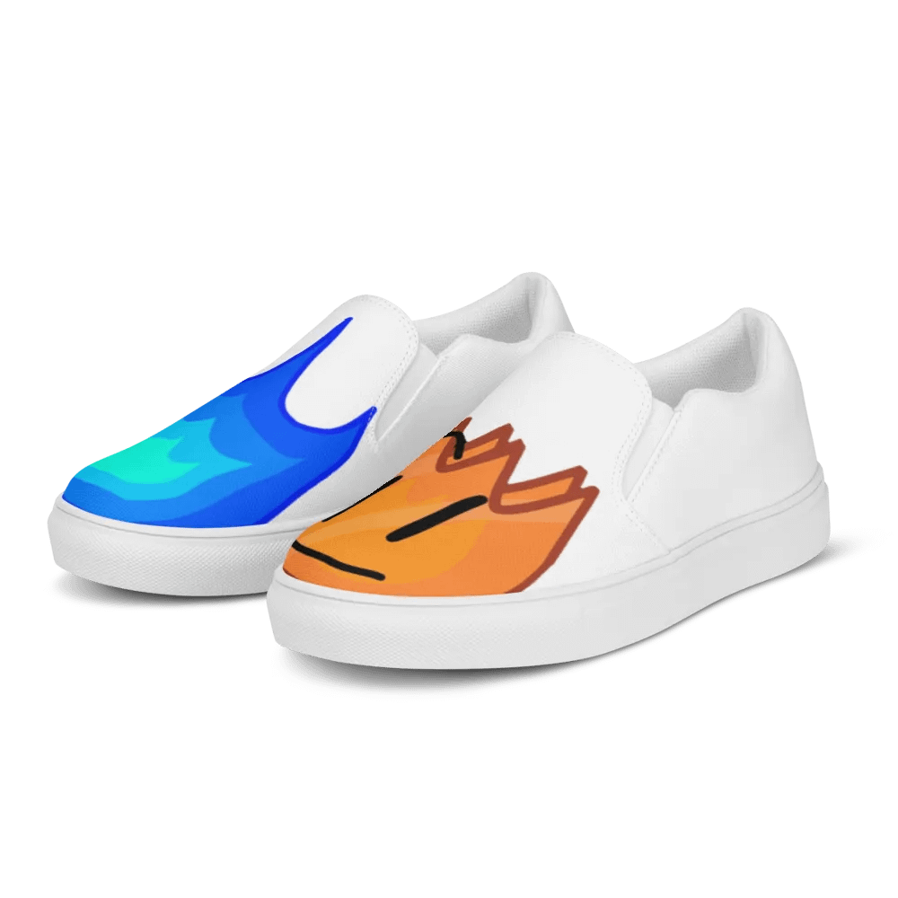 Blue & Token Firey Men's Slip-On Canvas Shoes product image (5)