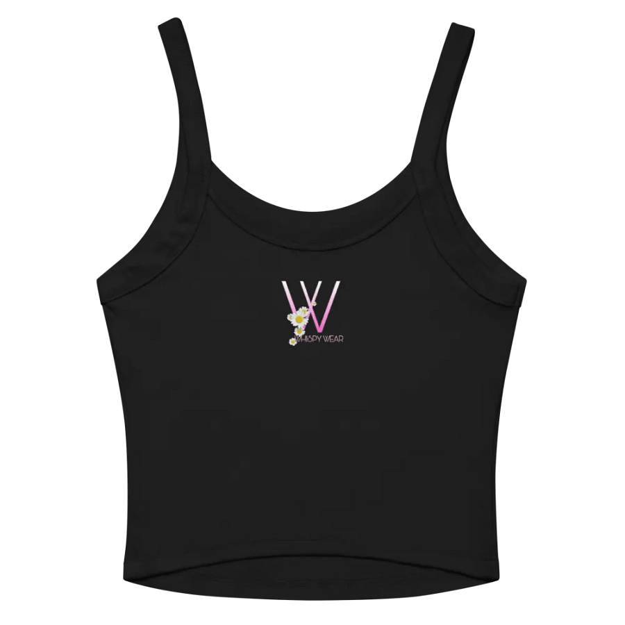 Butterfly Bliss Ribbed Tank - ONLY In Black product image (3)
