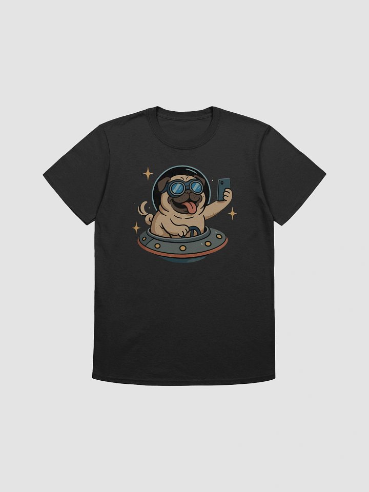 Pug in The Space Tee product image (2)