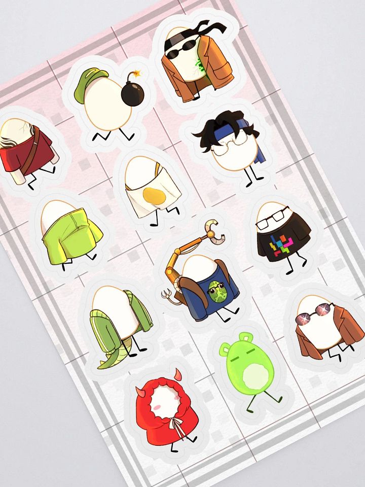 Egg Parents! Sticker Sheet 3 product image (2)