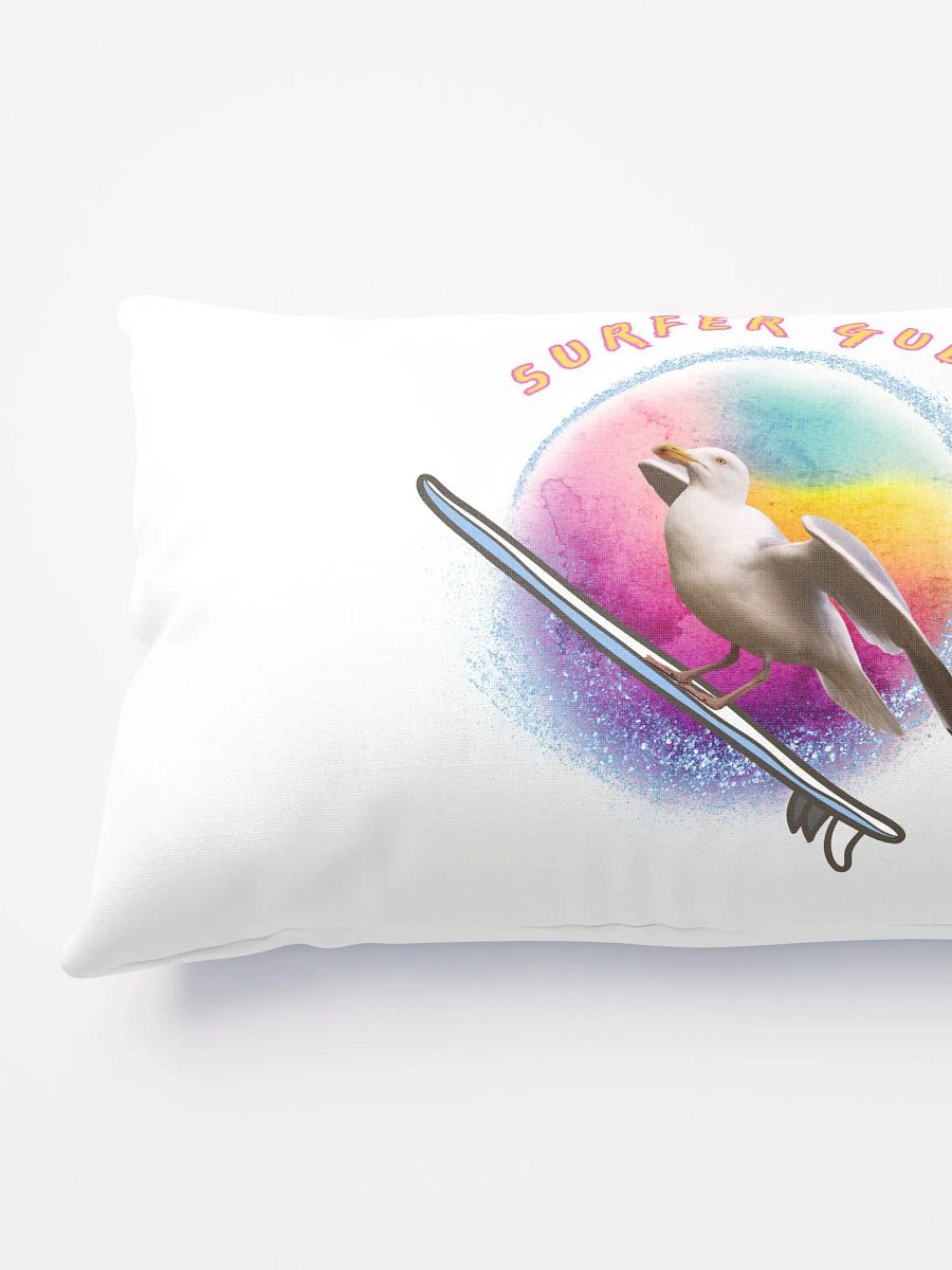 Soleil the Surfer Gull Throw Pillow product image (8)