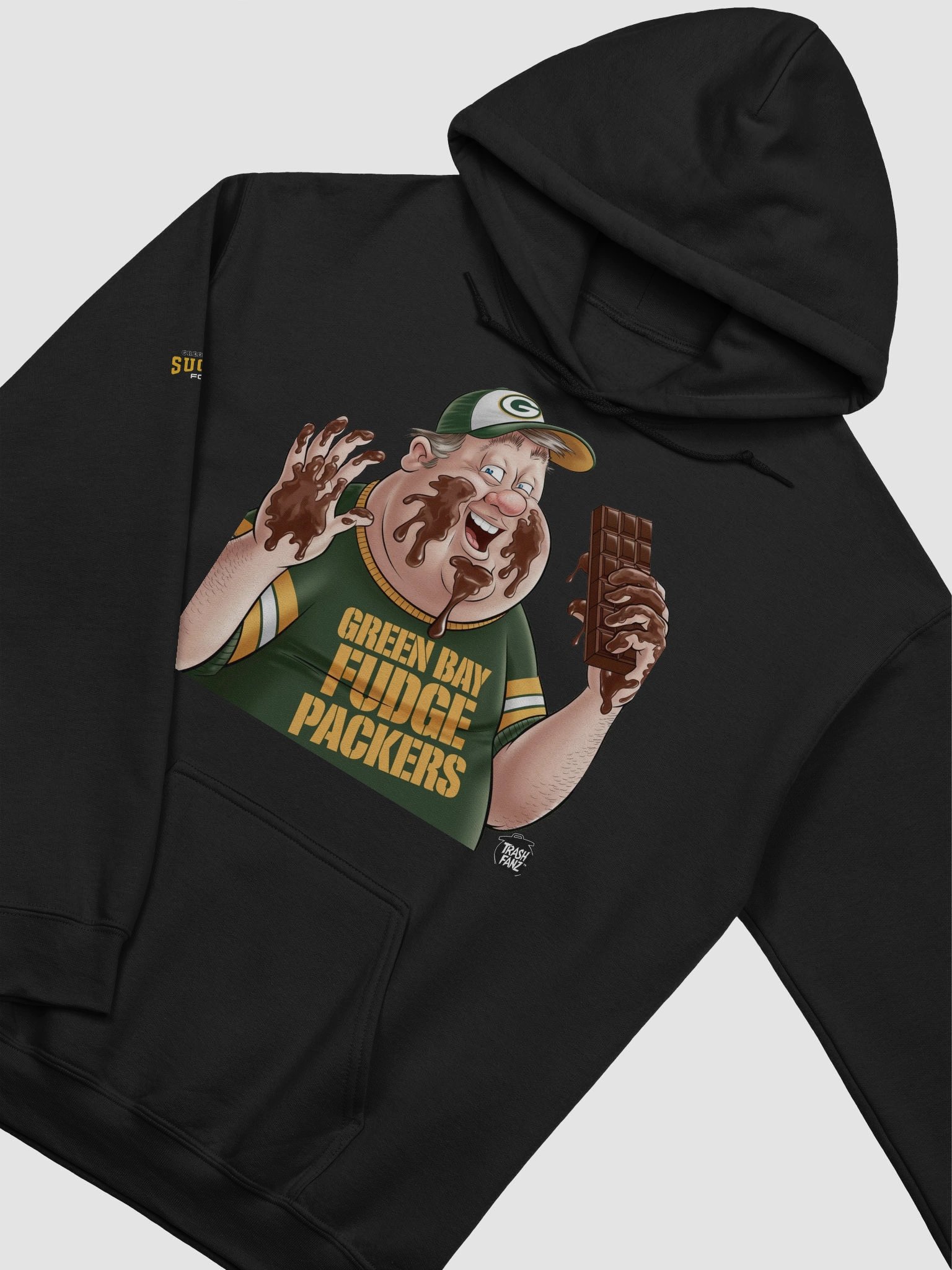 Green Bay Sucks Cartoon Hoodie | Green Bay Packers | Trash Fanz | NFL Rivals Locker product image (3)