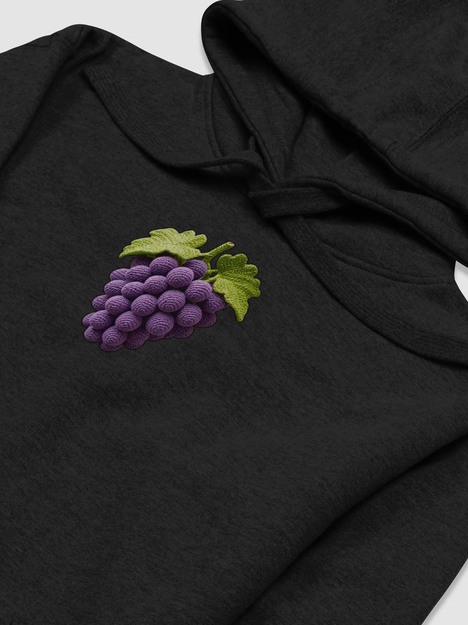 CozyAvocado Cotton Heritage Unisex Premium Hoodie Grape Slice #2 product image (3)