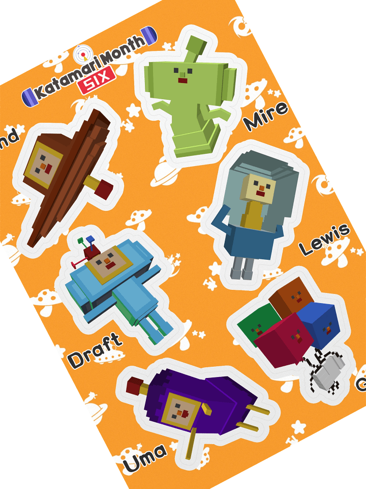 KDM6 OC Cousin Sticker Sheet #1 product image (1)