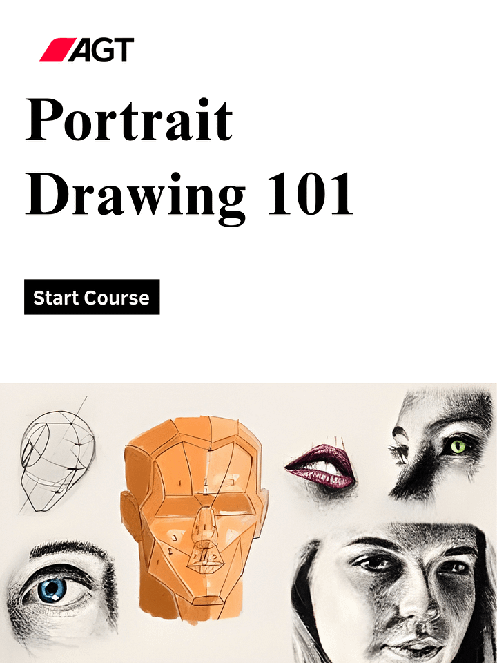 Portrait Drawing 101 - Pencil Drawing Course for Beginners product image (1)