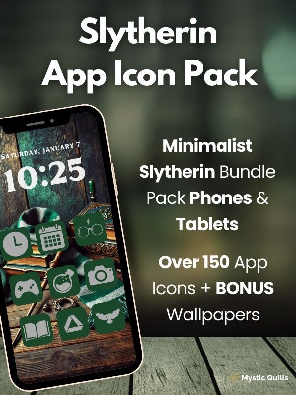 Slytherin Minimalist App Icon Pack for Phones and Tablets product image (1)