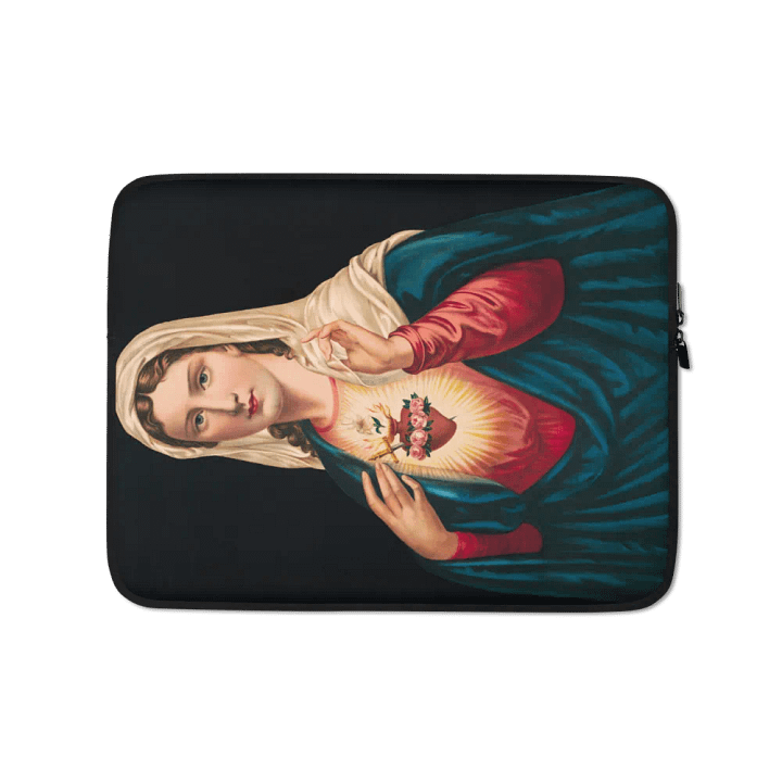 Heart of Mary Laptop Sleeve product image (1)