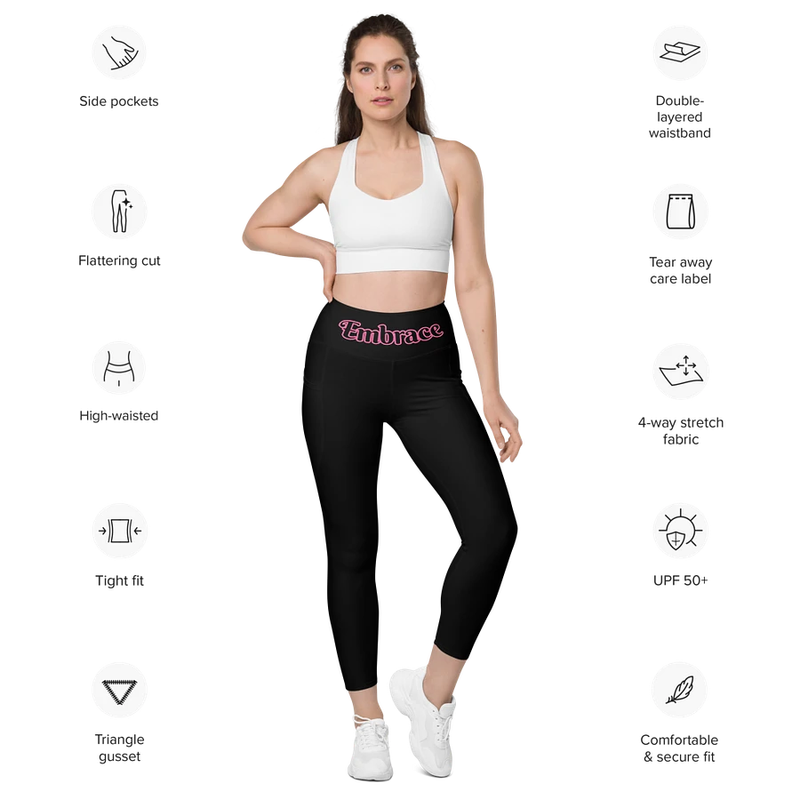 Embrace Mid Black Leggings product image (10)