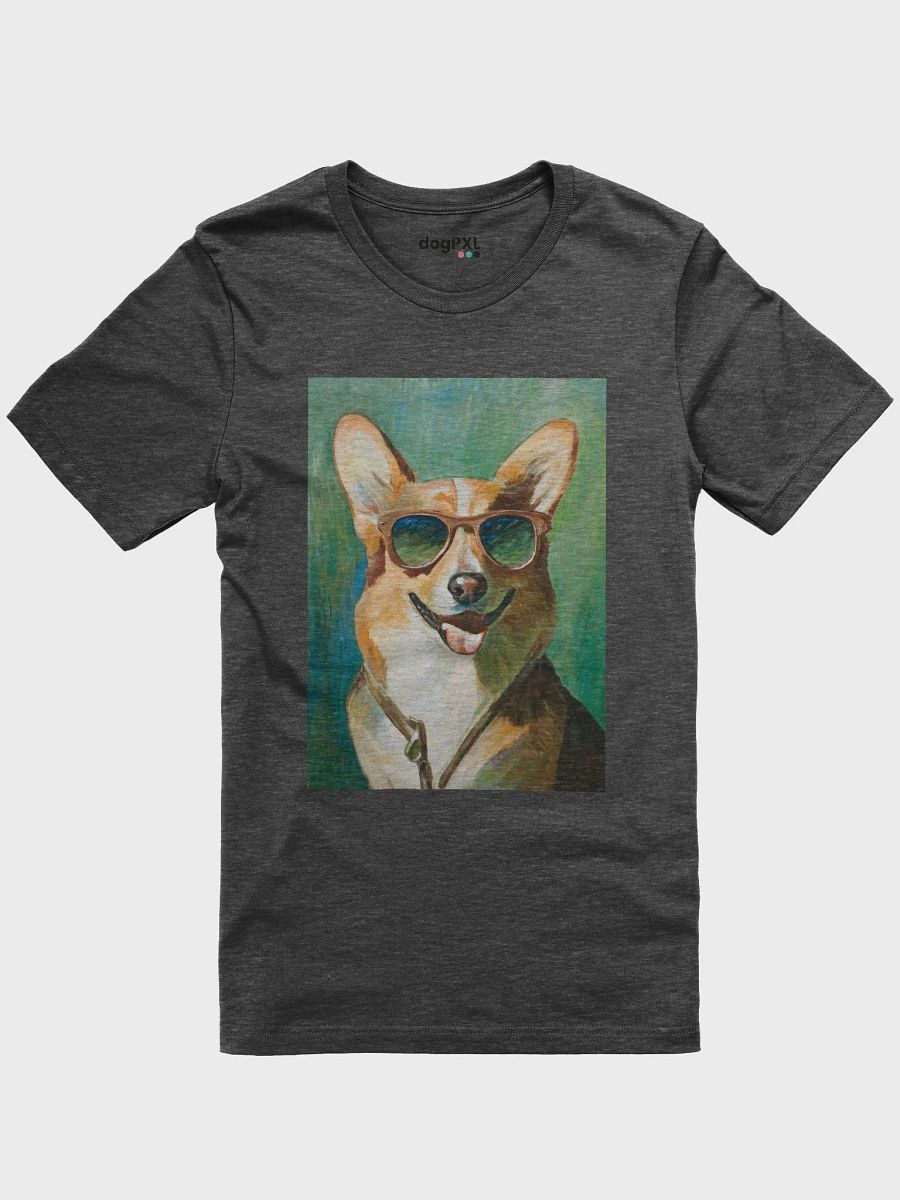 Cool Corgi Sunglasses Painting - dogPXL Artistic series T-Shirt product image (2)