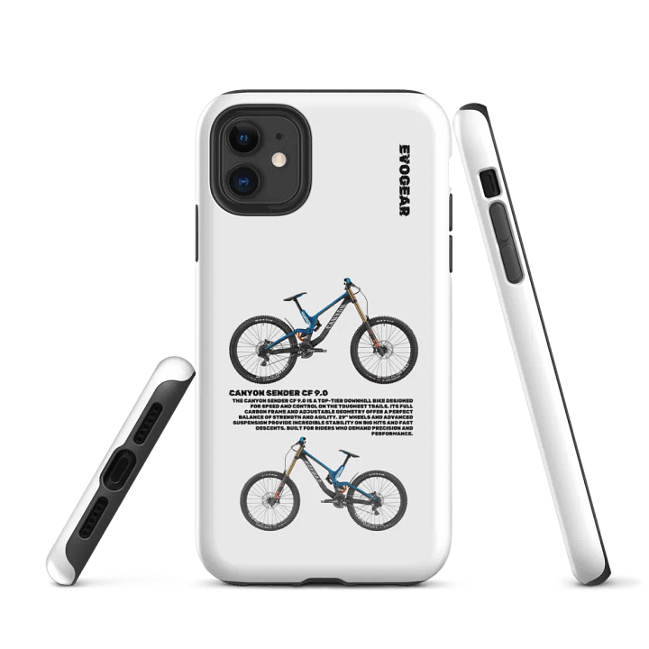 White Canyon Sender CF 9.0 iPhone Case product image (1)
