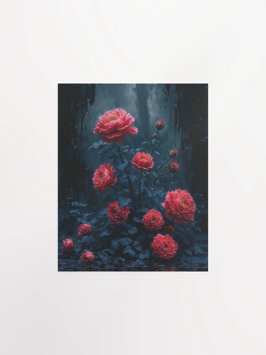 Ethereal Crimson Blooms Poster product image (3)