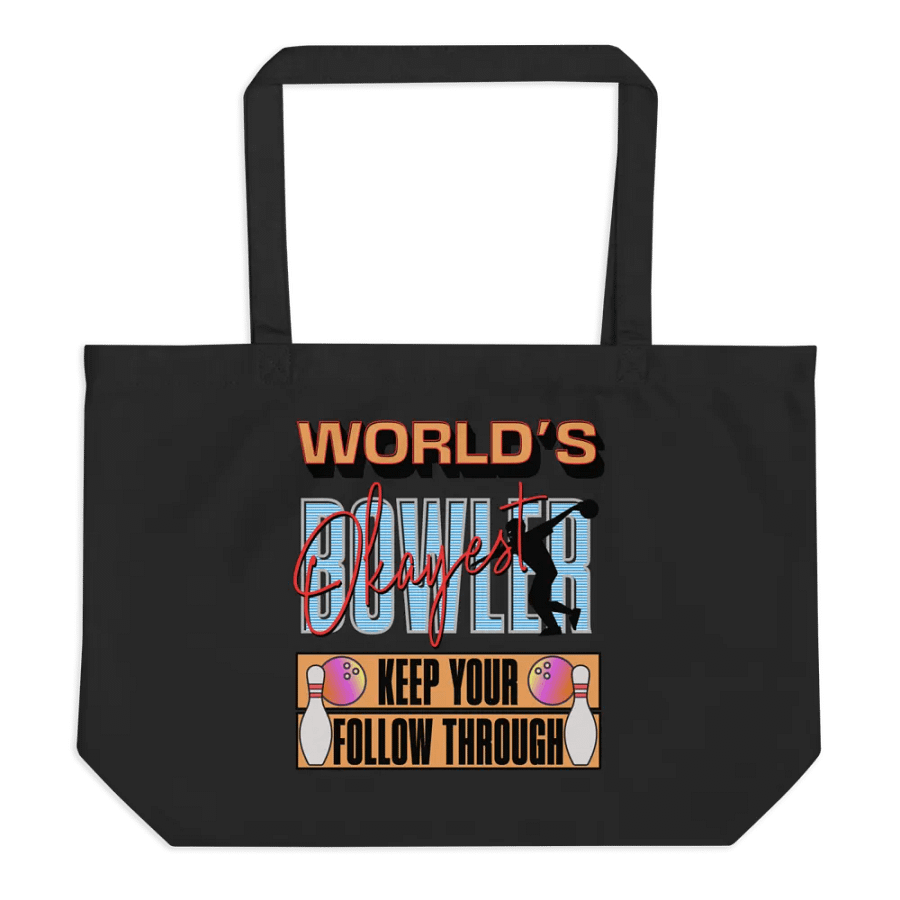 Worlds Okayest Bowler Strike in Style Tote Bag product image (1)