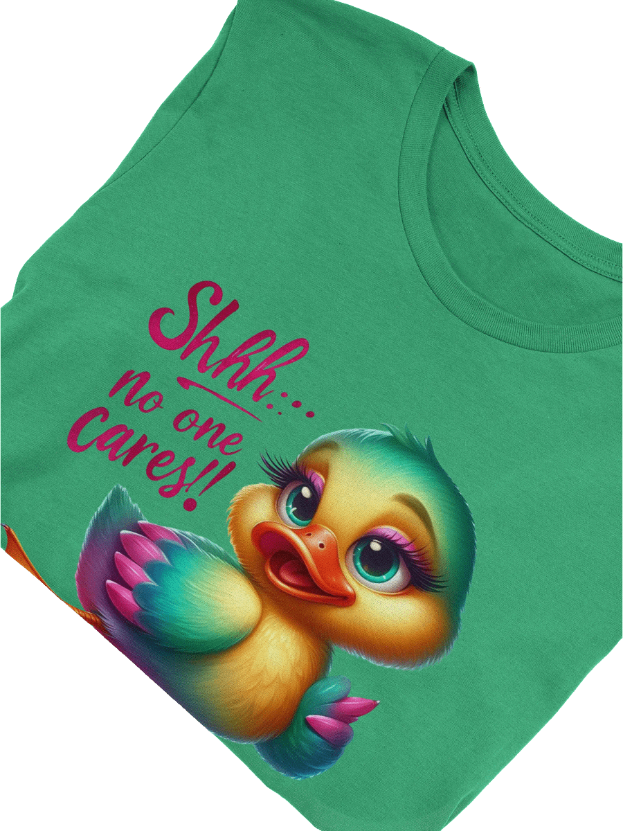 Rainbow Cartoon Duckling Graphic T-Shirt product image (5)