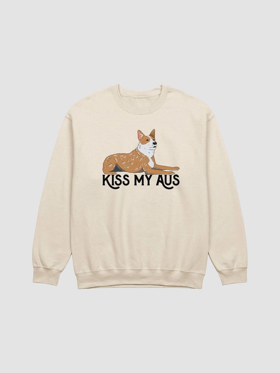 Kiss My Aus Sweatshirt of an Australian Cattle Dog | Funny Shirt for Red Heeler(2) and Herding Dog Owners product image (18)