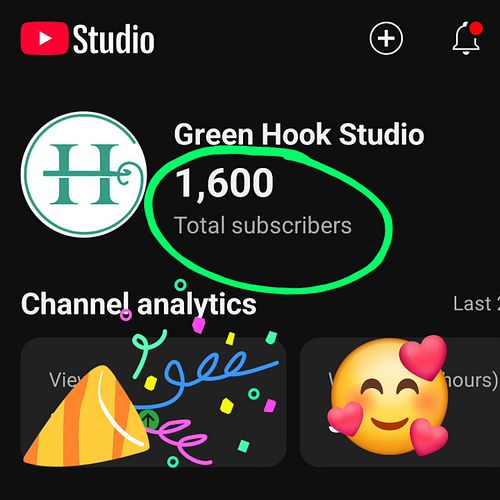 Thank you! I love seeing my channel grow and I'm thankful for my subscribers! I'm working on a few more videos right now to p...