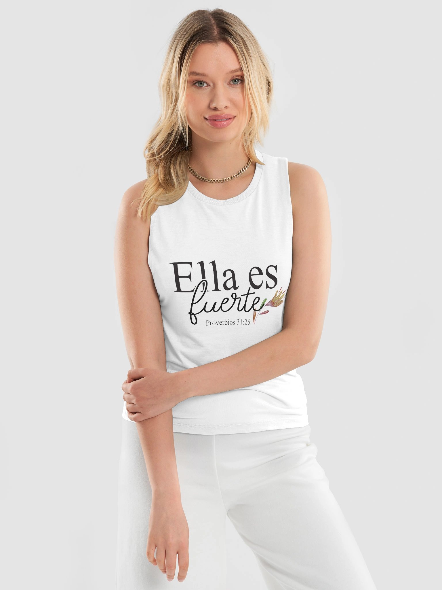 Ella es fuerte Women's Muscle Tank product image (3)