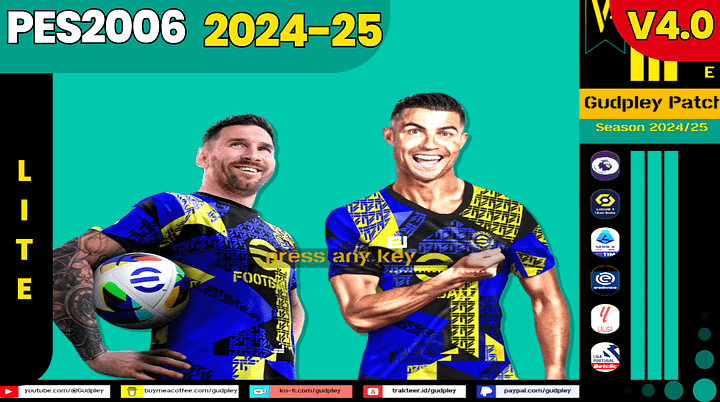 PES 2006 - Gudpley Patch Season 2025 V.4 Lite Edition (PC) product image (1)
