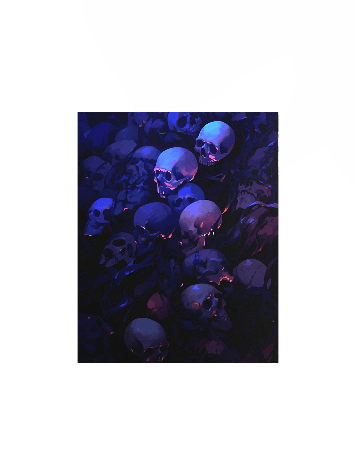 Ethereal Skull Pile Poster product image (1)