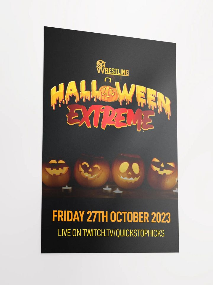 QSHW HALLOWEEN EXTREME COMMEMORATIVE POSTER product image (2)