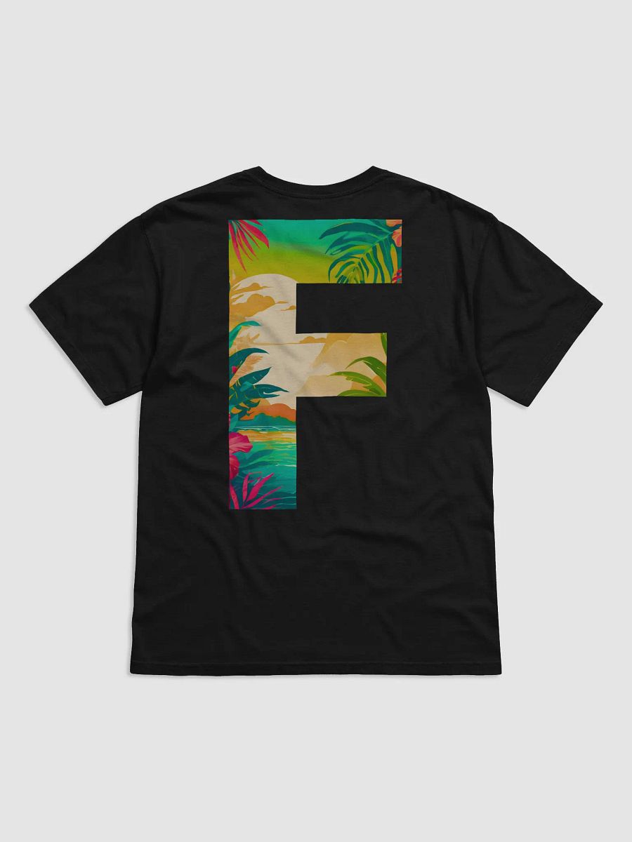 Tropical Sunset Paradise T-Shirt (Letter-F) product image (3)