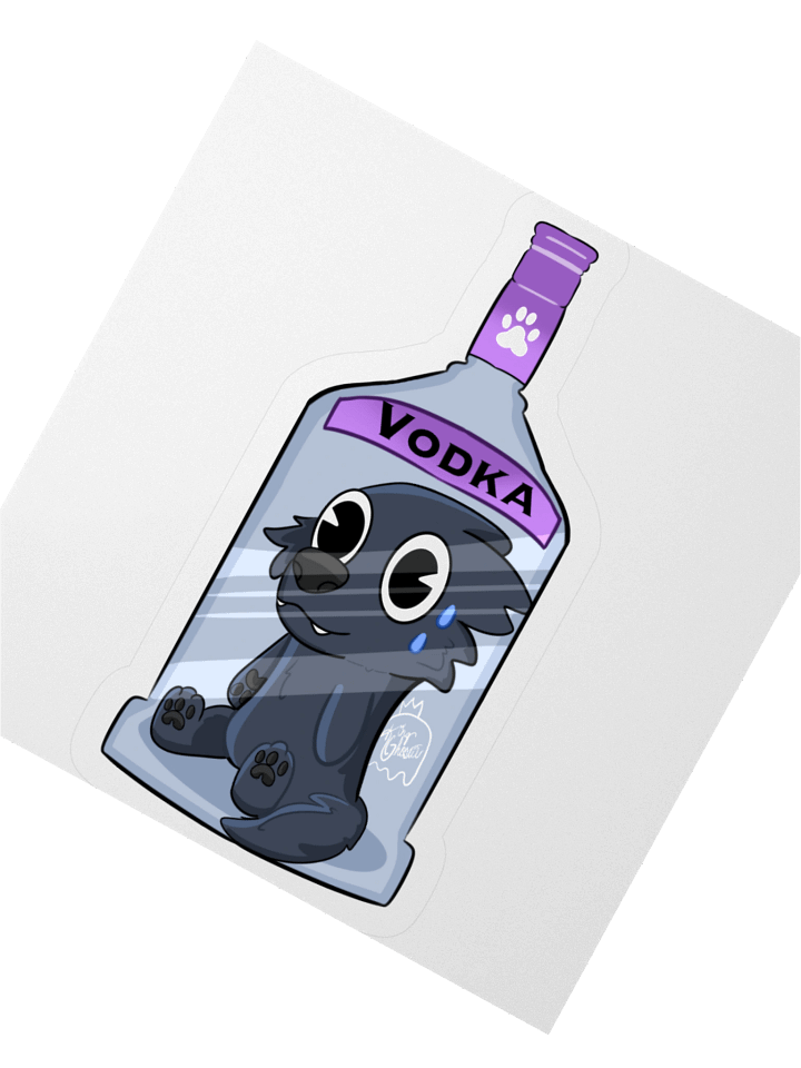 Vodka in a Bottle – Sticker product image (4)